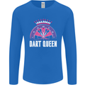 Darts Queen Funny Mens Long Sleeve T-Shirt Royal Blue