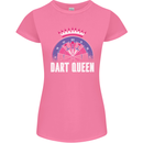 Darts Queen Funny Womens Petite Cut T-Shirt Azalea