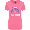 Darts Queen Funny Womens Wider Cut T-Shirt Azalea
