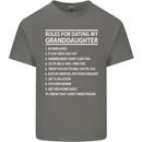 Dating My Granddaughter Grandparent's Day Mens Cotton T-Shirt Tee Top Charcoal