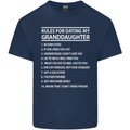 Dating My Granddaughter Grandparent's Day Mens Cotton T-Shirt Tee Top Navy Blue