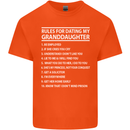 Dating My Granddaughter Grandparent's Day Mens Cotton T-Shirt Tee Top Orange