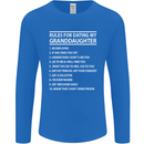 Dating My Granddaughter Grandparent's Day Mens Long Sleeve T-Shirt Royal Blue