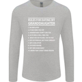 Dating My Granddaughter Grandparent's Day Mens Long Sleeve T-Shirt Sports Grey