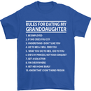 Dating My Granddaughter Grandparent's Day Mens T-Shirt Cotton Gildan Royal Blue