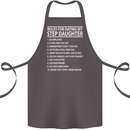 Dating My Step Daughter Funny Father's Day Cotton Apron 100% Organic Dark Grey