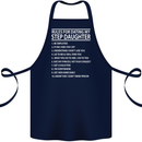 Dating My Step Daughter Funny Father's Day Cotton Apron 100% Organic Navy Blue