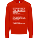 Dating My Step Daughter Funny Father's Day Mens Sweatshirt Jumper Bright Red