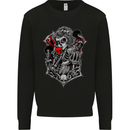 Death Apple Day of the Dead La Catrina Mens Sweatshirt Jumper Black