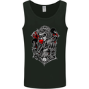 Death Apple Day of the Dead La Catrina Mens Vest Tank Top Black