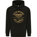 Death Machine Biker Motorcycle Motorbike Mens Hoodie Black