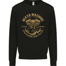Death Machine Biker Motorcycle Motorbike Mens Sweatshirt Jumper Black