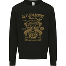 Death Machine Motorcycle Motorbike Biker Mens Sweatshirt Jumper Black
