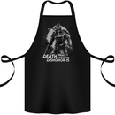 Death Not Eternal Martial Arts MMA Samurai Cotton Apron 100% Organic Black