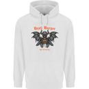 Devil Burger Demon Satan Grim Reaper BBQ Childrens Kids Hoodie White