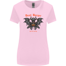 Devil Burger Demon Satan Grim Reaper BBQ Womens Wider Cut T-Shirt Light Pink