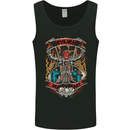 Devil Head Motorcycle Motorbike Biker Mens Vest Tank Top Black