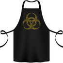 Digital Biohazard Gaming Gamer Zombie Cotton Apron 100% Organic Black