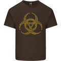 Digital Biohazard Gaming Gamer Zombie Mens Cotton T-Shirt Tee Top Dark Chocolate