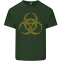 Digital Biohazard Gaming Gamer Zombie Mens Cotton T-Shirt Tee Top Forest Green