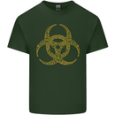 Digital Biohazard Gaming Gamer Zombie Mens Cotton T-Shirt Tee Top Forest Green