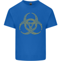 Digital Biohazard Gaming Gamer Zombie Mens Cotton T-Shirt Tee Top Royal Blue