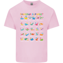 Dinosaur Alphabet T-Rex Funny Kids T-Shirt Childrens Light Pink