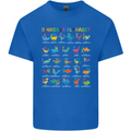 Dinosaur Alphabet T-Rex Funny Kids T-Shirt Childrens Royal Blue