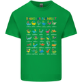 Dinosaur Alphabet T-Rex Funny Mens Cotton T-Shirt Tee Top Irish Green