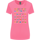Dinosaur Alphabet T-Rex Funny Womens Wider Cut T-Shirt Azalea