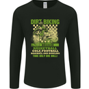 Dirt Biking 2 Balls Bike Motocross MotoX Mens Long Sleeve T-Shirt Black