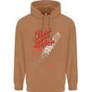 Dirt Rider Motocross MotoX Bike Motosports Mens 80% Cotton Hoodie Caramel Latte