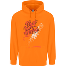 Dirt Rider Motocross MotoX Bike Motosports Mens 80% Cotton Hoodie Orange