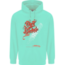 Dirt Rider Motocross MotoX Bike Motosports Mens 80% Cotton Hoodie Peppermint