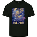 Diver Same Planet Different World Mens Cotton T-Shirt Tee Top Black