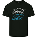 Do Your Squats Drink Water Gym Training Top Mens Cotton T-Shirt Tee Top Black