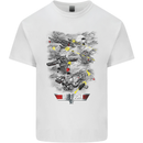Dog Fight Parody Airforce RAF Funny Mens Cotton T-Shirt Tee Top White