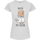 Dog Trust Me I'm a Dogctor Doctor Vet Funny Womens Petite Cut T-Shirt White