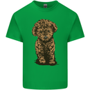 Dogs Cute Labradoodle Puppy Mens Cotton T-Shirt Tee Top Irish Green