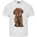 Dogs Cute Labradoodle Puppy Mens Cotton T-Shirt Tee Top White