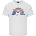 Dogs English Bulldog Mens Cotton T-Shirt Tee Top White