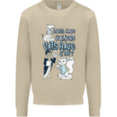 Dogs Have Owners Cats Have Staff Funny Mens Sweatshirt Jumper Sand