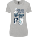 Dogs Have Owners Cats Have Staff Funny Womens Wider Cut T-Shirt Sports Grey