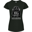 Dogvader Funny Dog Parody K9 Puppy Womens Petite Cut T-Shirt Black