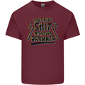 Don't Make Sh!t With Your Drummer Mens Cotton T-Shirt Tee Top Maroon