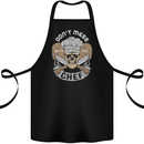 Don't Mess With the Chef Cooking Skull Cotton Apron 100% Organic Black