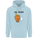Donald Trump Fart Farting Flatulence Funny Childrens Kids Hoodie Light Blue