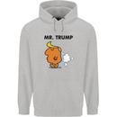 Donald Trump Fart Farting Flatulence Funny Childrens Kids Hoodie Sports Grey
