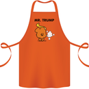Donald Trump Fart Farting Flatulence Funny Cotton Apron 100% Organic Orange