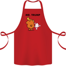 Donald Trump Fart Farting Flatulence Funny Cotton Apron 100% Organic Red